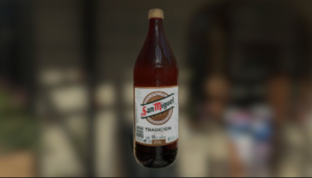 Botella de 1 Litro de san Miguel 2015