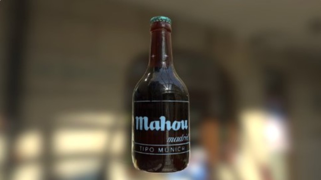 Cerveza Mahou tipo Munich años 60