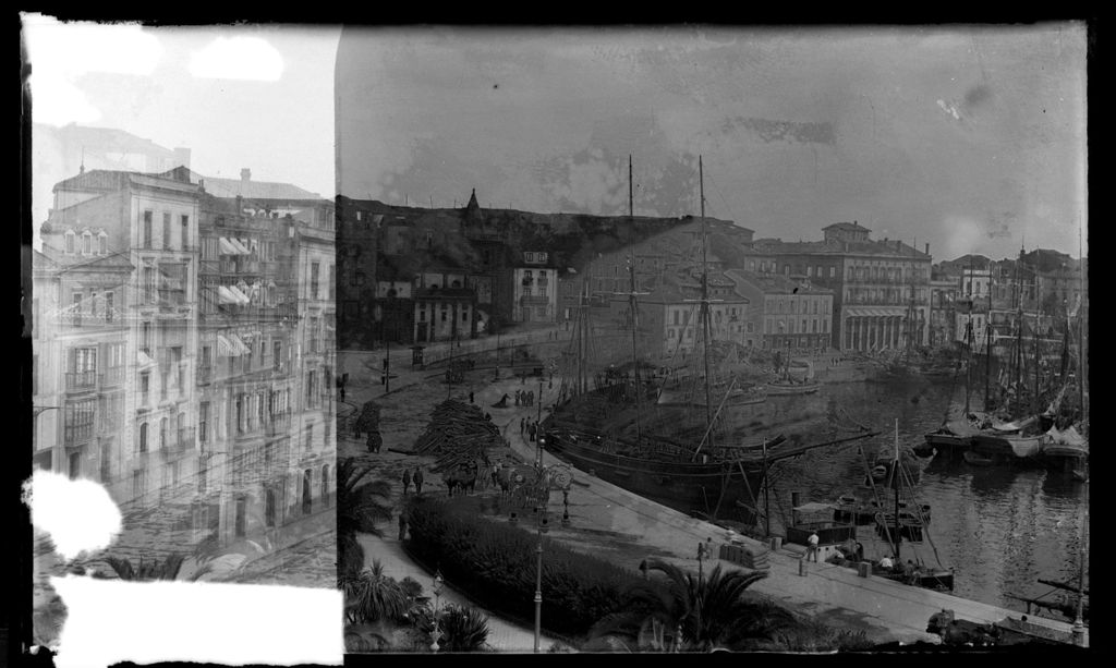 PUERTO DE GIJON SIGLO XIX.