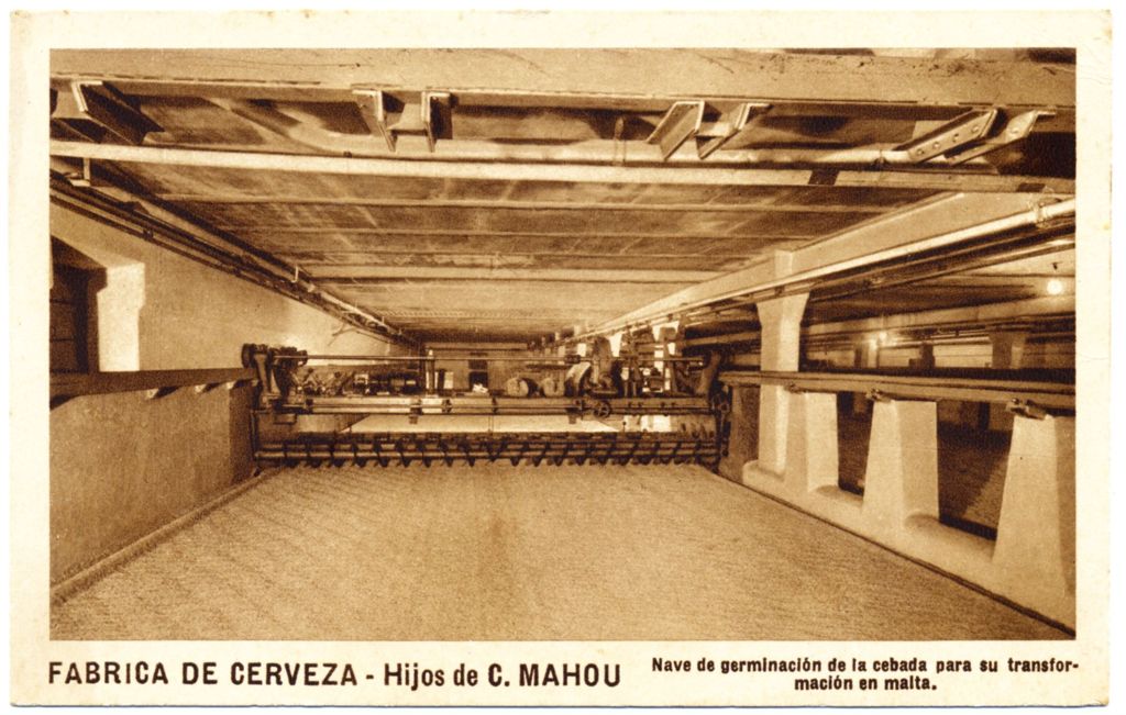 NAVE DE  GERMINACIÓN DE LA FABRICA MAHOU.