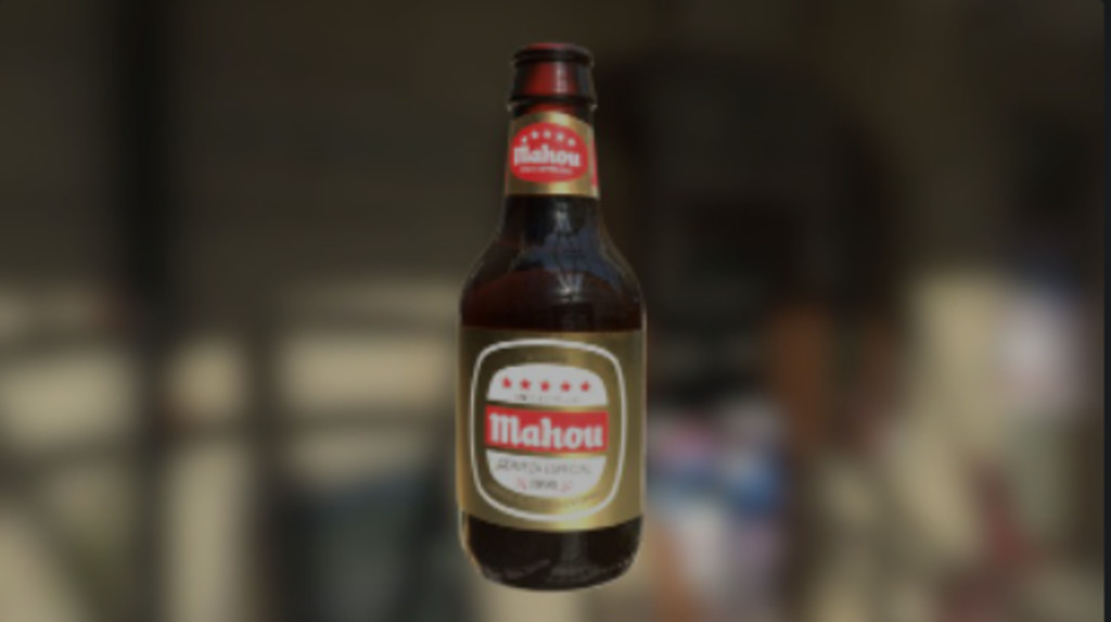 Botella Mahou 5 Estrellas 1969