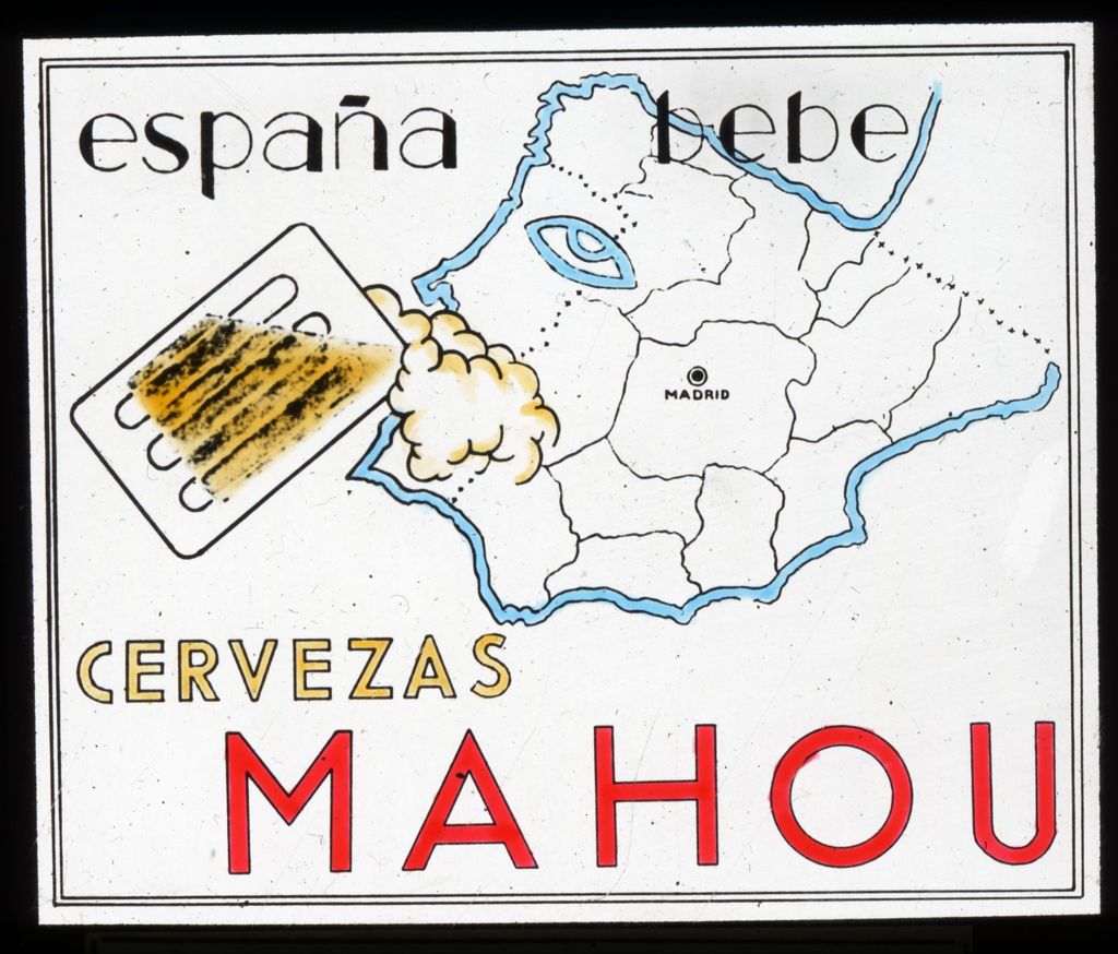 DIBUJO PUBLICITARIO PENINSULA MAHOU.