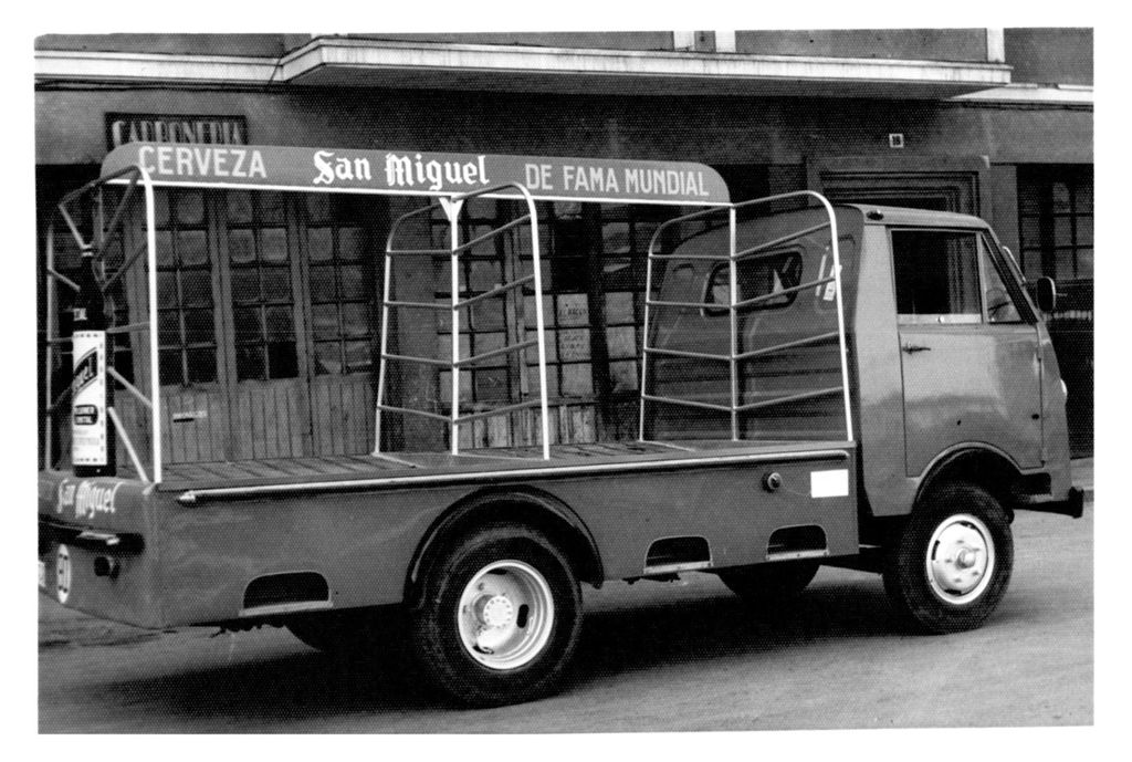 CAMION DE REPARTO DE CAJAS SAN MIGUEL.